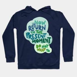 ...Now return to the present moment Hoodie